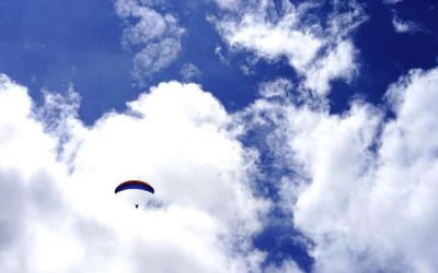 Paragliding Near Canaan Valley, West Virginia